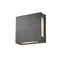 Z-Lite Quadrate 2 Light Outdoor Wall Sconce, Black & Sand-blast glass 572S-BK-LED - alternate 5